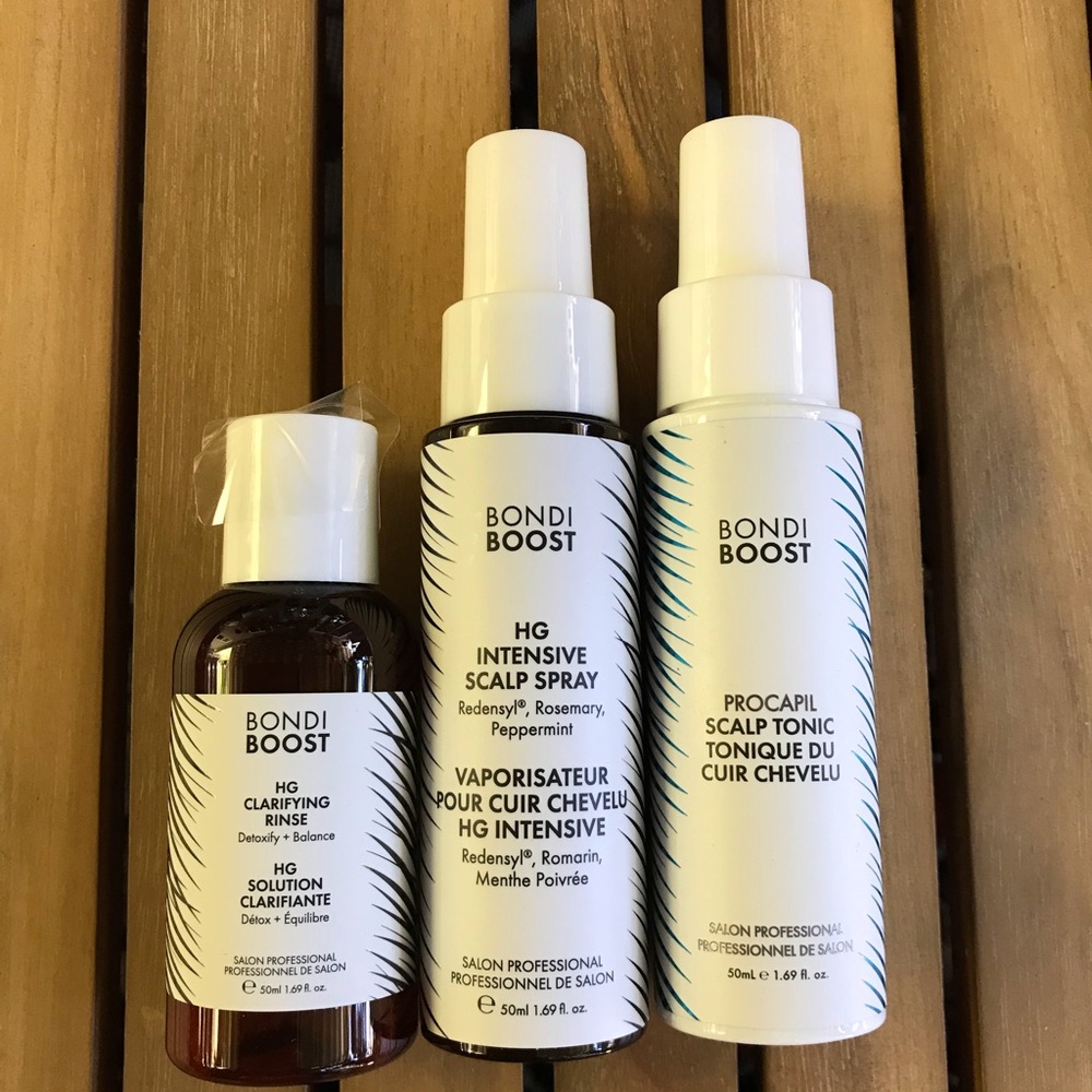 Bondi boost travel size set Hair tonic scalp serum thinning hair